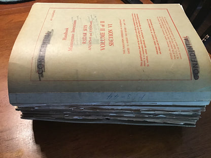 WWII/Korean War AN 16-30APS44-3 AN/APS-44 Radar Manual Vol II Confidential