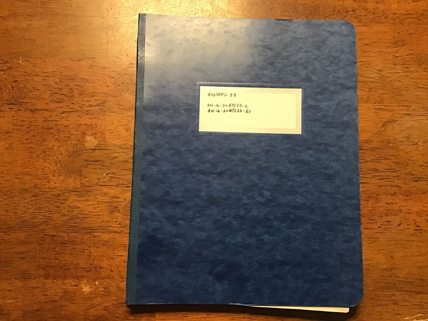 WWII USAAF AN/APS-33 Radar Set Operating Instructions Manual AN 16-30APS33-2 1946