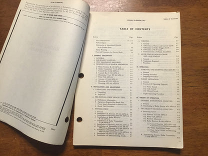 1946 USAAF US Navy Radar Beacon AN/APN-19 Maintenance Manual CO-AN 16-30APN19-3