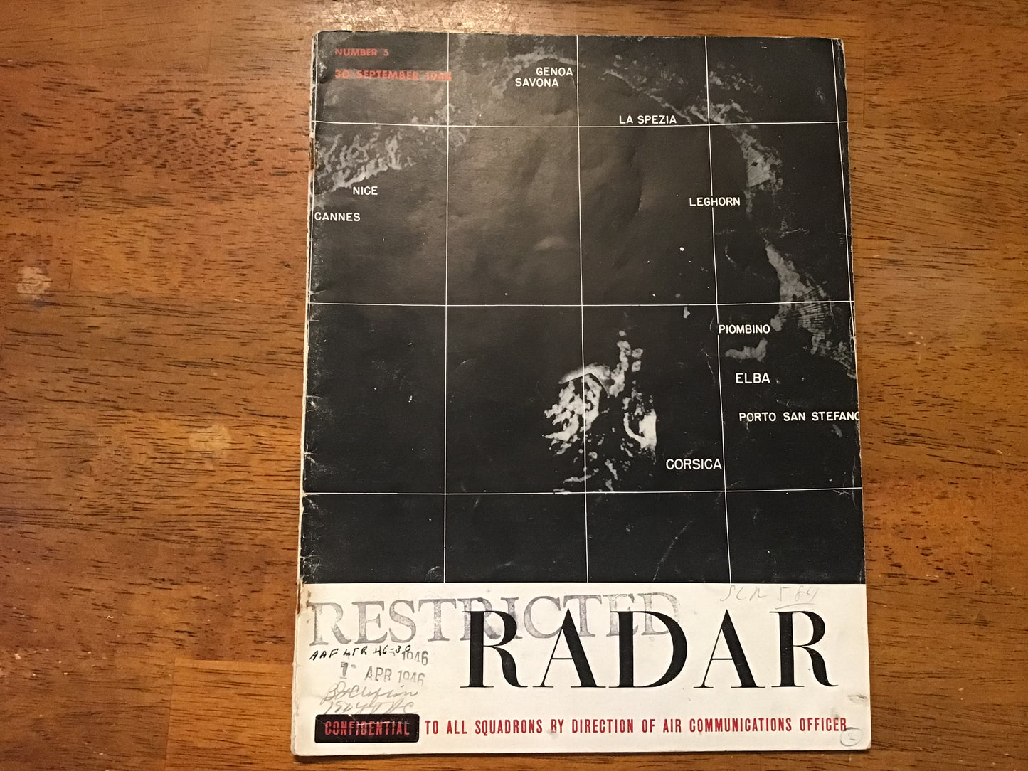 WWII 1944 Restricted RADAR Magazine No. 5 USAAF Confidential SCR-584 Buzz Bomb