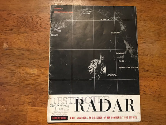 WWII 1944 Restricted RADAR Magazine No. 5 USAAF Confidential SCR-584 Buzz Bomb