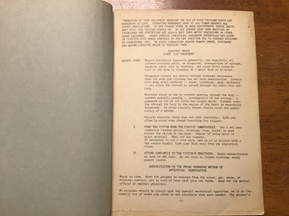 WWII 1943 U.S. Navy RBW-2 Panoramic Radio Adaptor Preliminary Manual Restricted