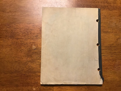 WWII 1943 U.S. Navy RBW-2 Panoramic Radio Adaptor Preliminary Manual Restricted