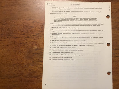 1958 USAF Radar Beacon AN/FPN-13 Manual T.O. 31P5-2FPN13-6 Cold War Radar