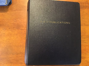 Vintage 1950s U.S. Air Force Radar Technical Manual Binder AN/FPS-3 FPS-6 FPS-8 MPS-11