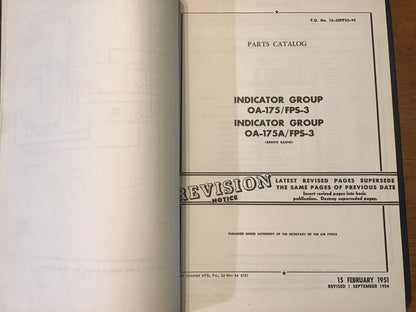 Vintage 1950s U.S. Air Force Radar Technical Manual Binder AN/FPS-3 FPS-6 FPS-8 MPS-11