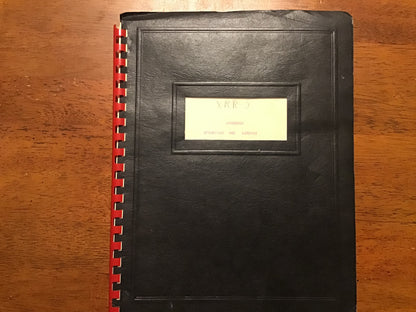 Vintage Military Receiver XRR-5 Operation & Service Handbook Spiral Bound Technical Manual