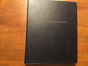 1954 USAF Technical Publications Index Binder TO 00-1-16 / TO 0-1-31 Equipment Lists