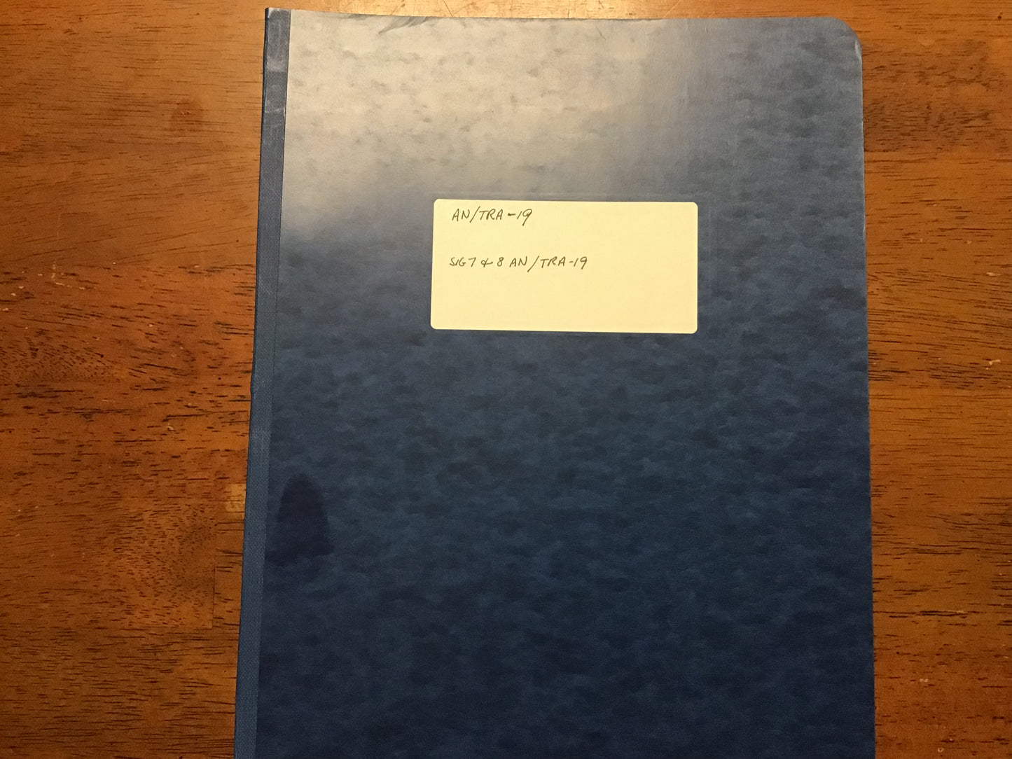 1953 US Army SIG 7 & 8 AN/TRA-19 Amplifier Power Supply Group Signal Corps Manual