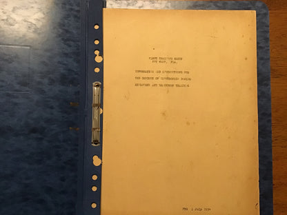 1954 US Navy Fleet Training Group Key West Electronics Refresher Shakedown Manual