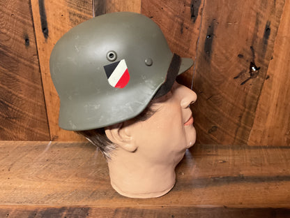 Early WWII Heer Double Decal Helmet