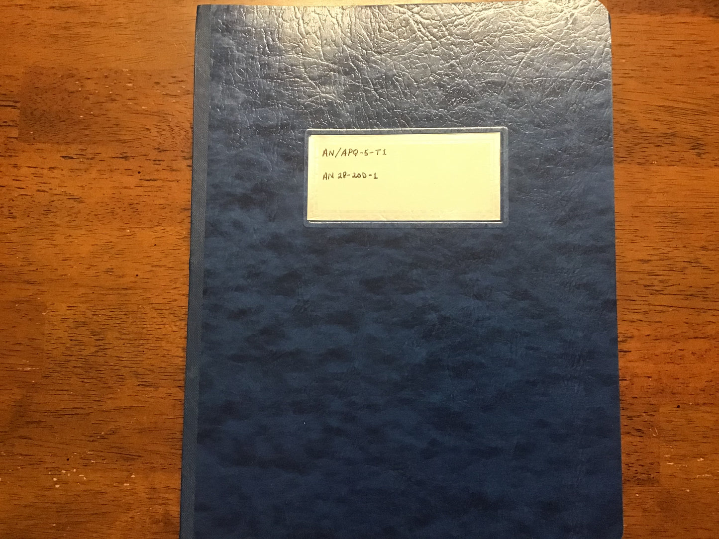 1946 USAAF AN/APQ-5-T1 Radio Radar Training Equipment Manual AN 28-20D-1 Restricted