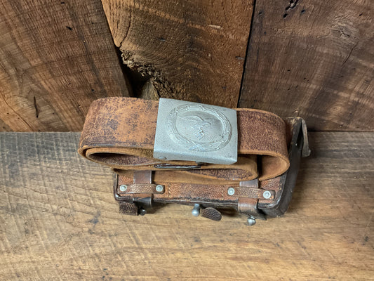 Luftwaffe Belt Buckle with K98 ammo pouch