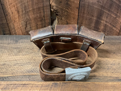 Luftwaffe Belt Buckle with K98 ammo pouch