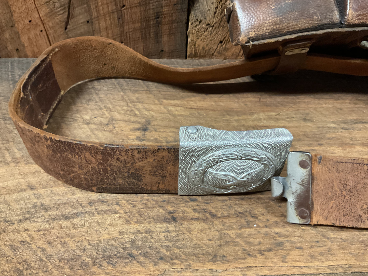 Luftwaffe Belt Buckle with K98 ammo pouch