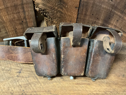Luftwaffe Belt Buckle with K98 ammo pouch