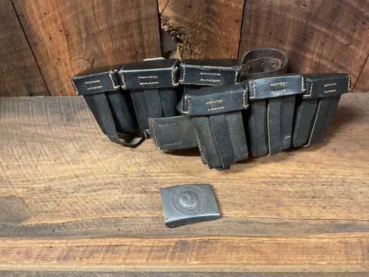 German Belt, Buckle and K98 Pouches