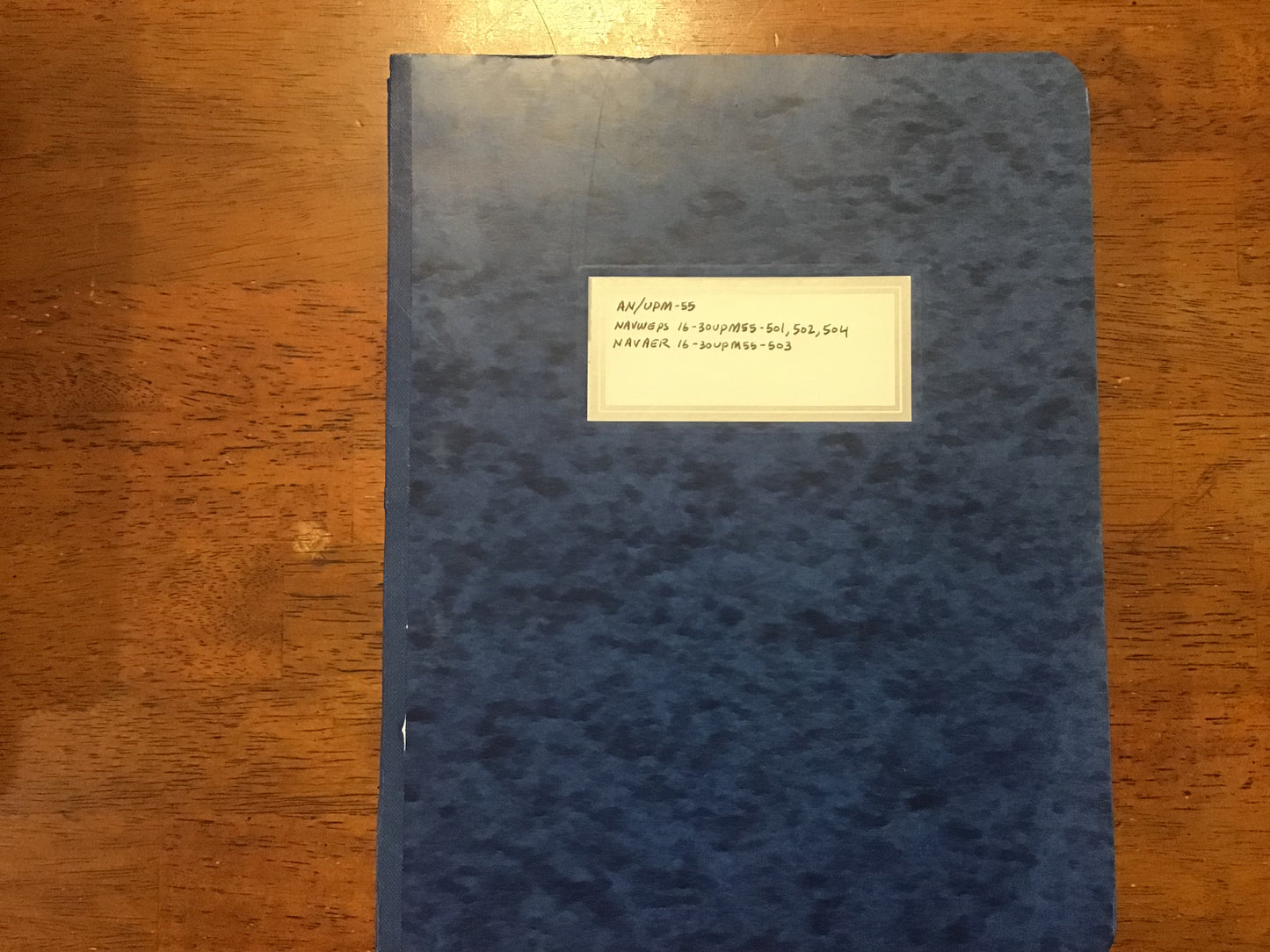 Vintage US Navy AN/UPM-55 Pulse Generator Technical Manuals 1960 Binder