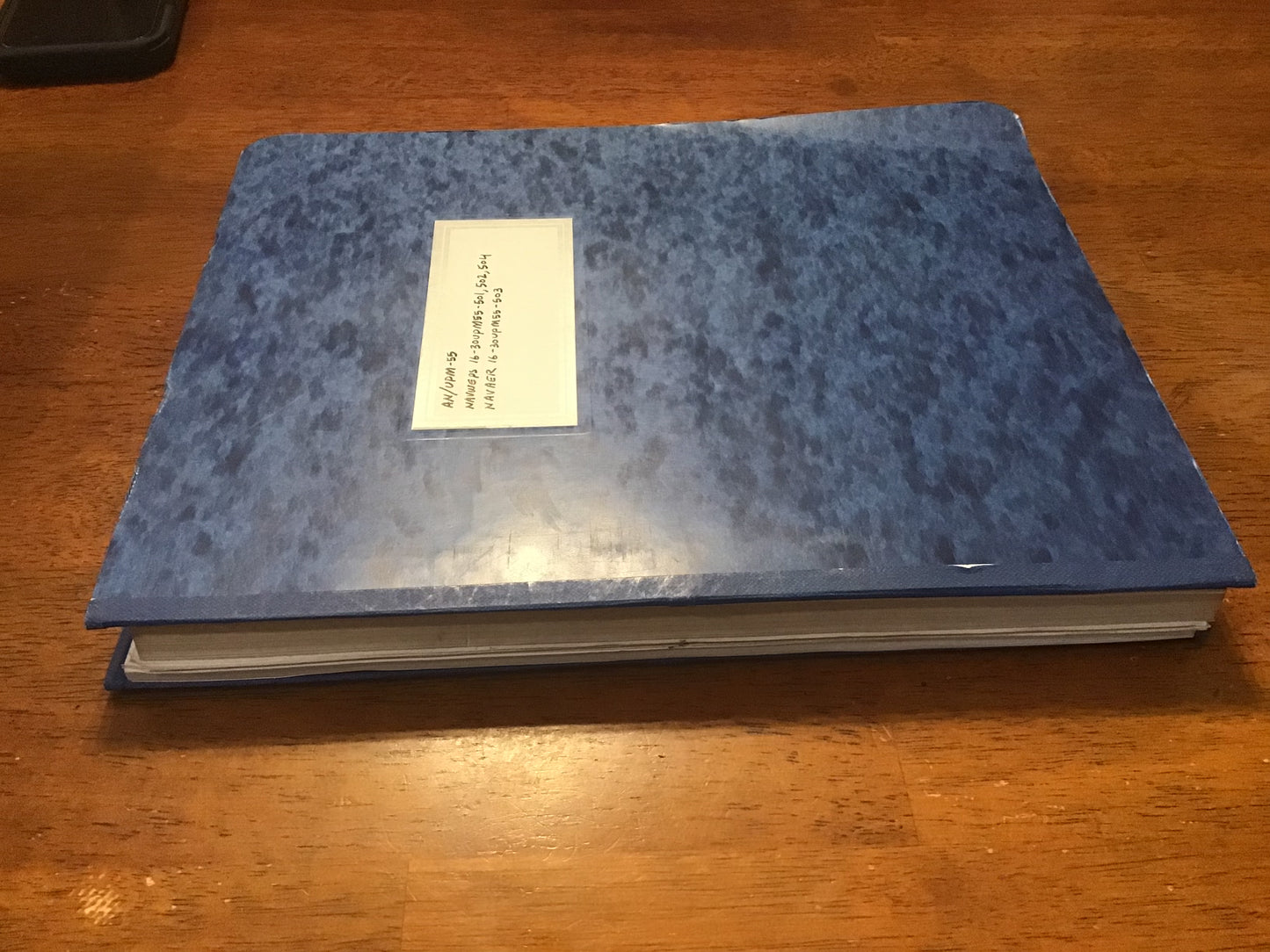 Vintage US Navy AN/UPM-55 Pulse Generator Technical Manuals 1960 Binder