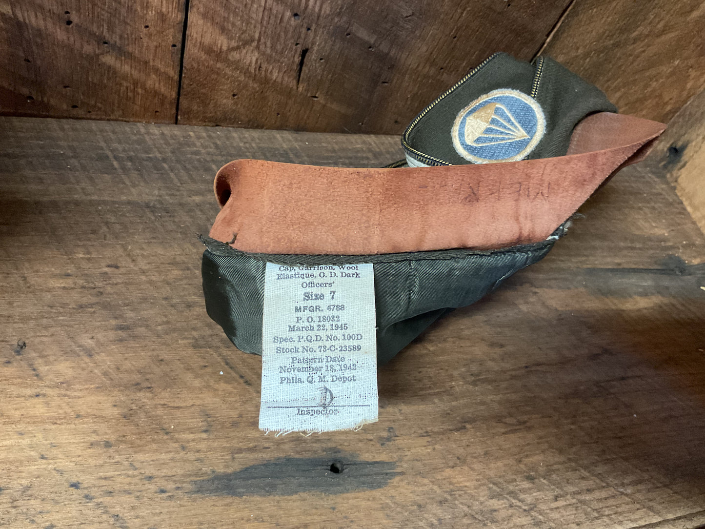Army Airborne Officers Garrison cap