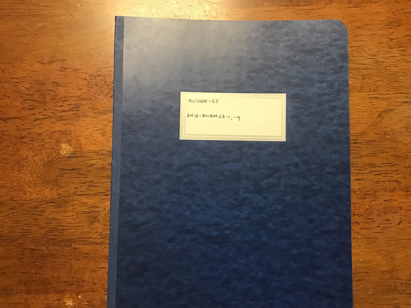1953 USAF AN/URM-23 Summation Bridge Operating Manual AN 16-30URM23-1 Radar