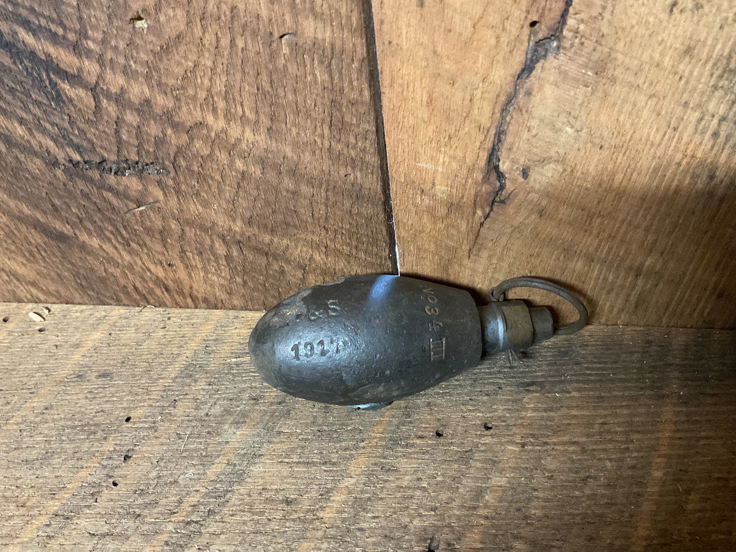 Inert British No.34 MK3 Grenade