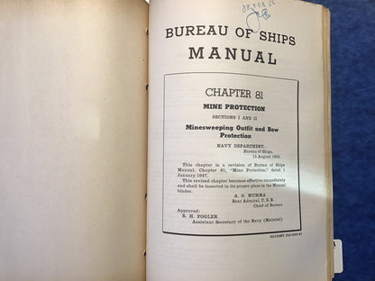 WWII US Navy Bureau of Ships Manual 1946-55 NAVSHIPS Electronics Guns Radar