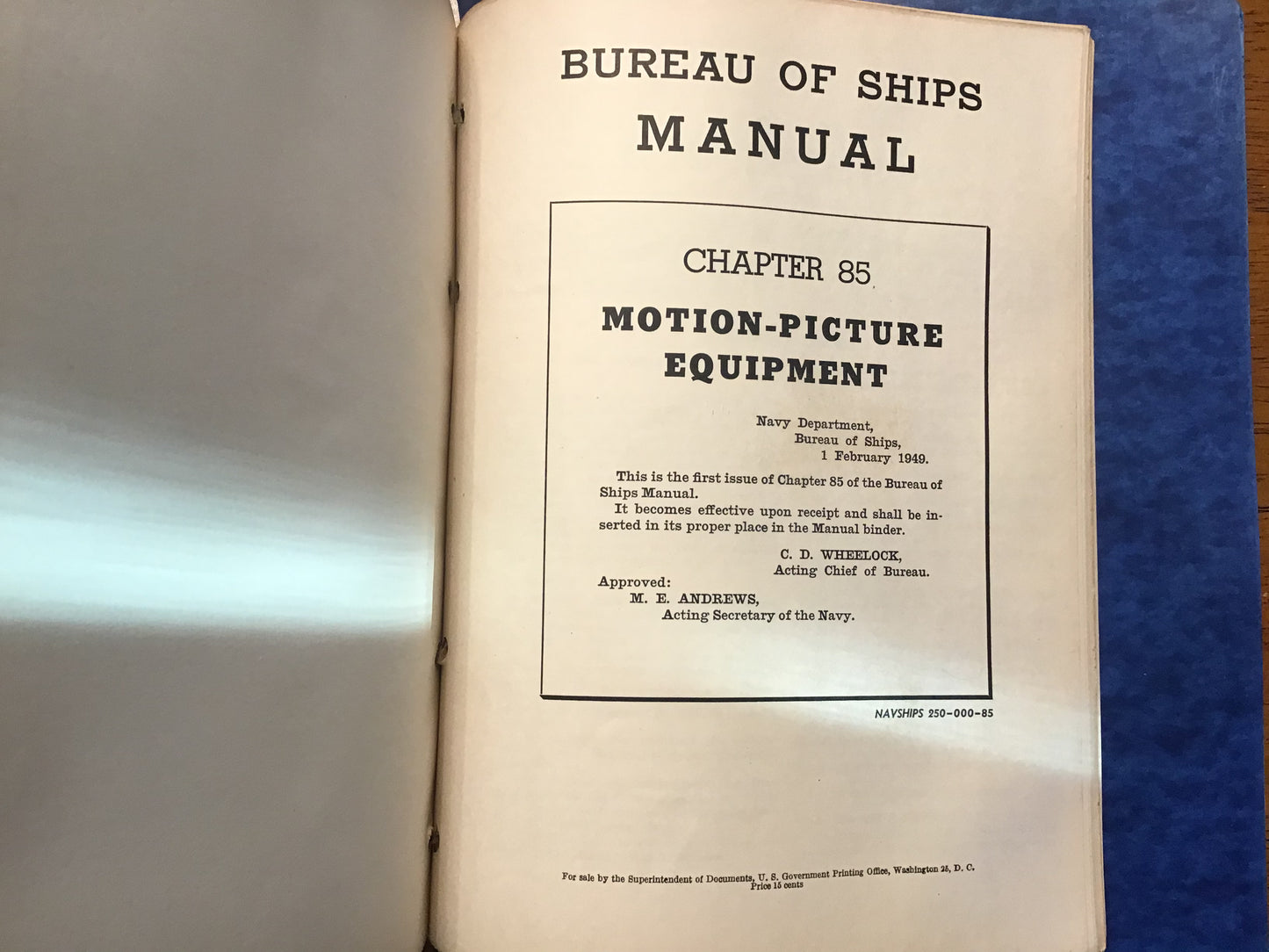 WWII US Navy Bureau of Ships Manual 1946-55 NAVSHIPS Electronics Guns Radar
