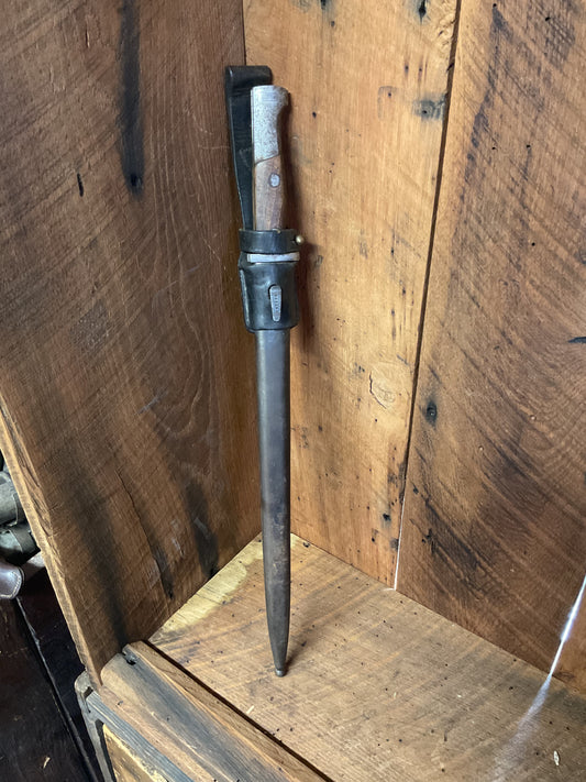 WWII German Captured Yugoslavian M1924 Bayonet