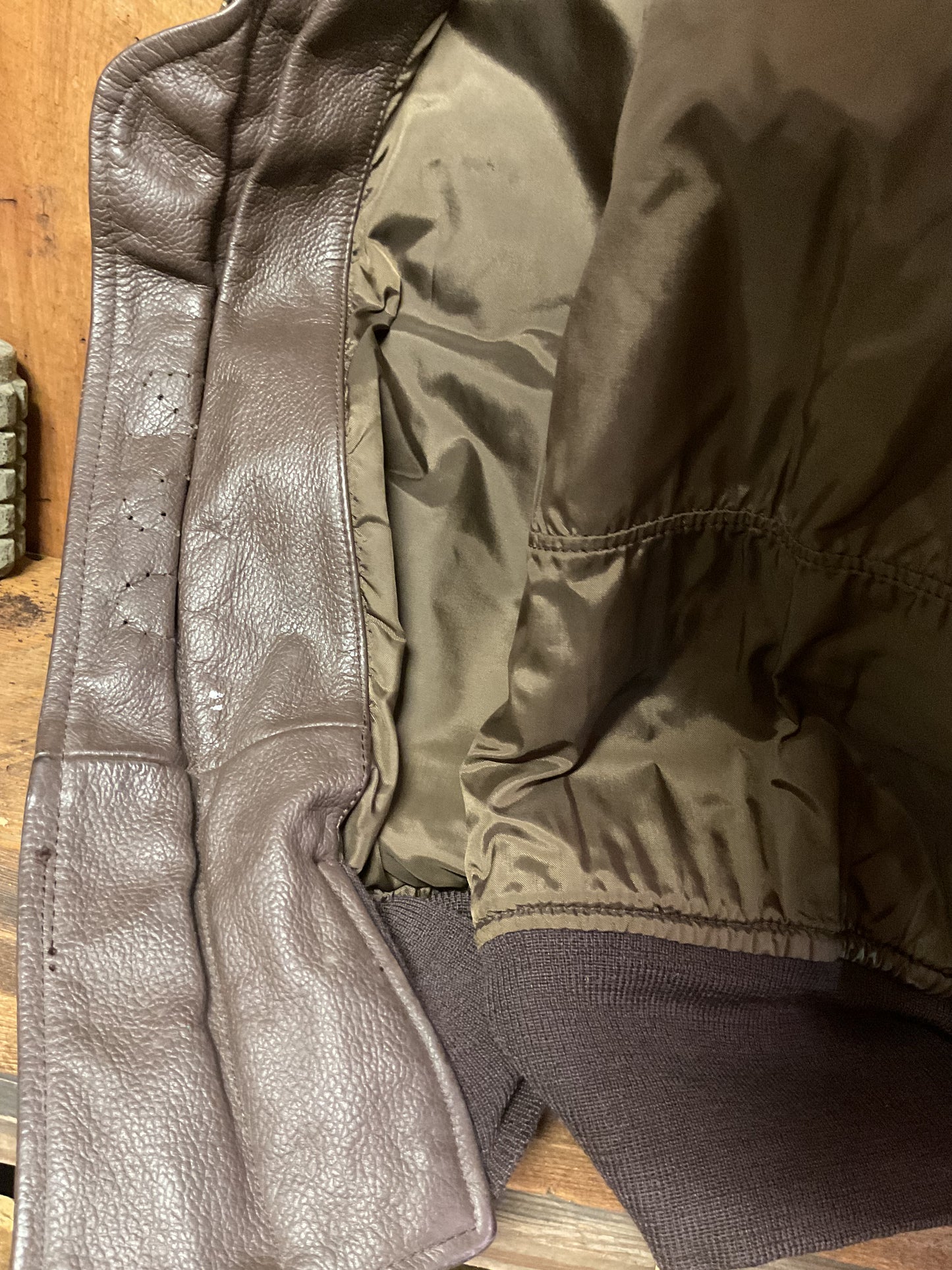 1975 U.S. Navy G1 Leather Flight Jacket