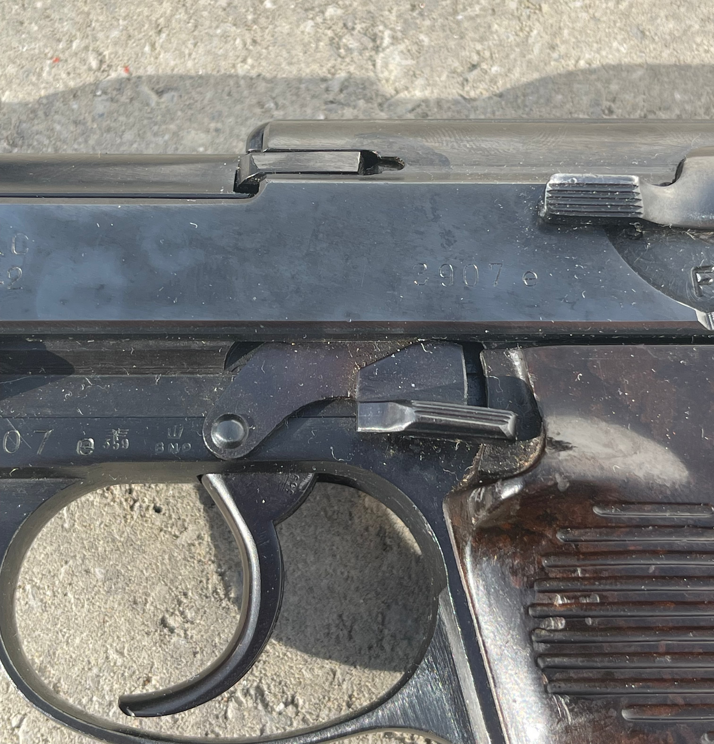 Walther P38 “ac 42” – WWII German Pistol – British Proofed Import – Excellent Condition