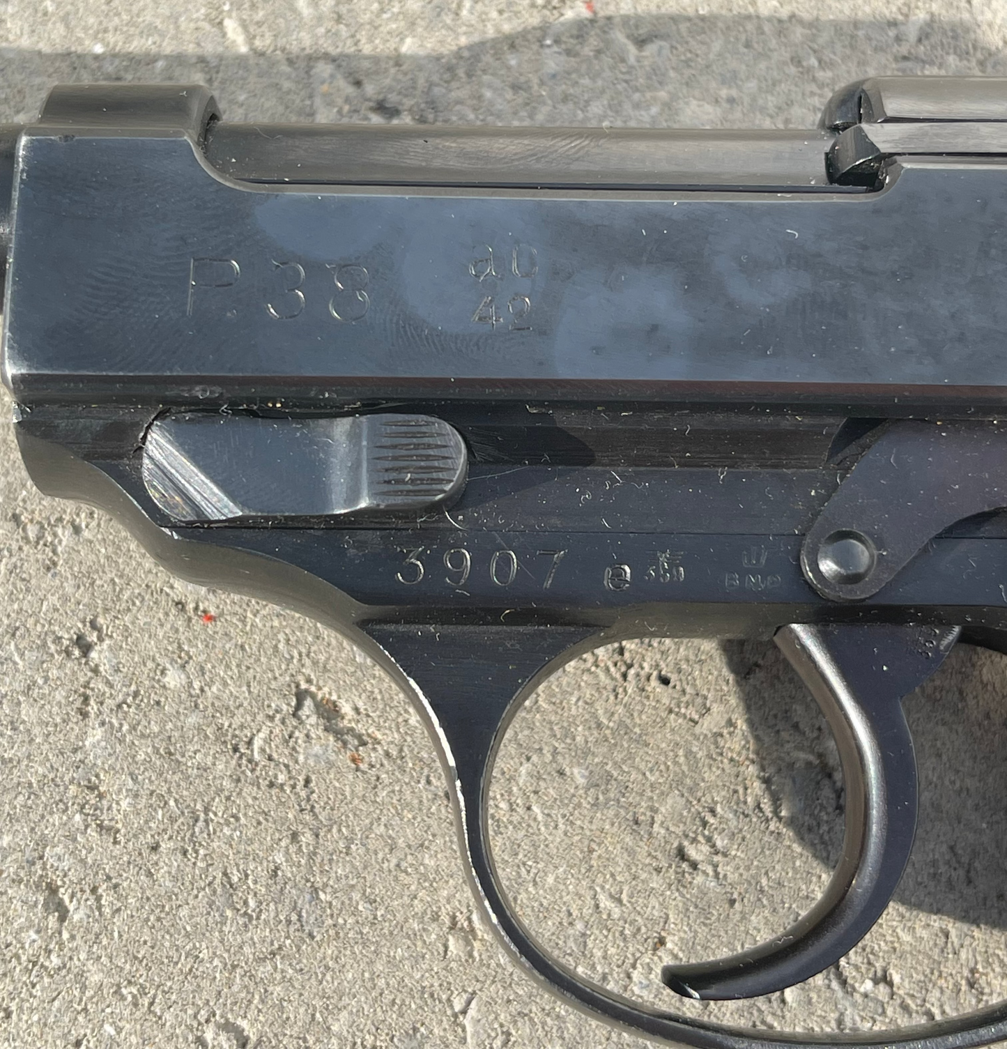 Walther P38 “ac 42” – WWII German Pistol – British Proofed Import – Excellent Condition