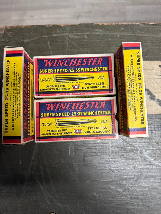 Early Winchester 25-35 New Old Stock