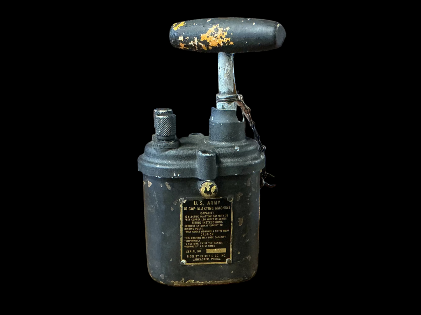 WW2 US Army 10-cap blasting machine