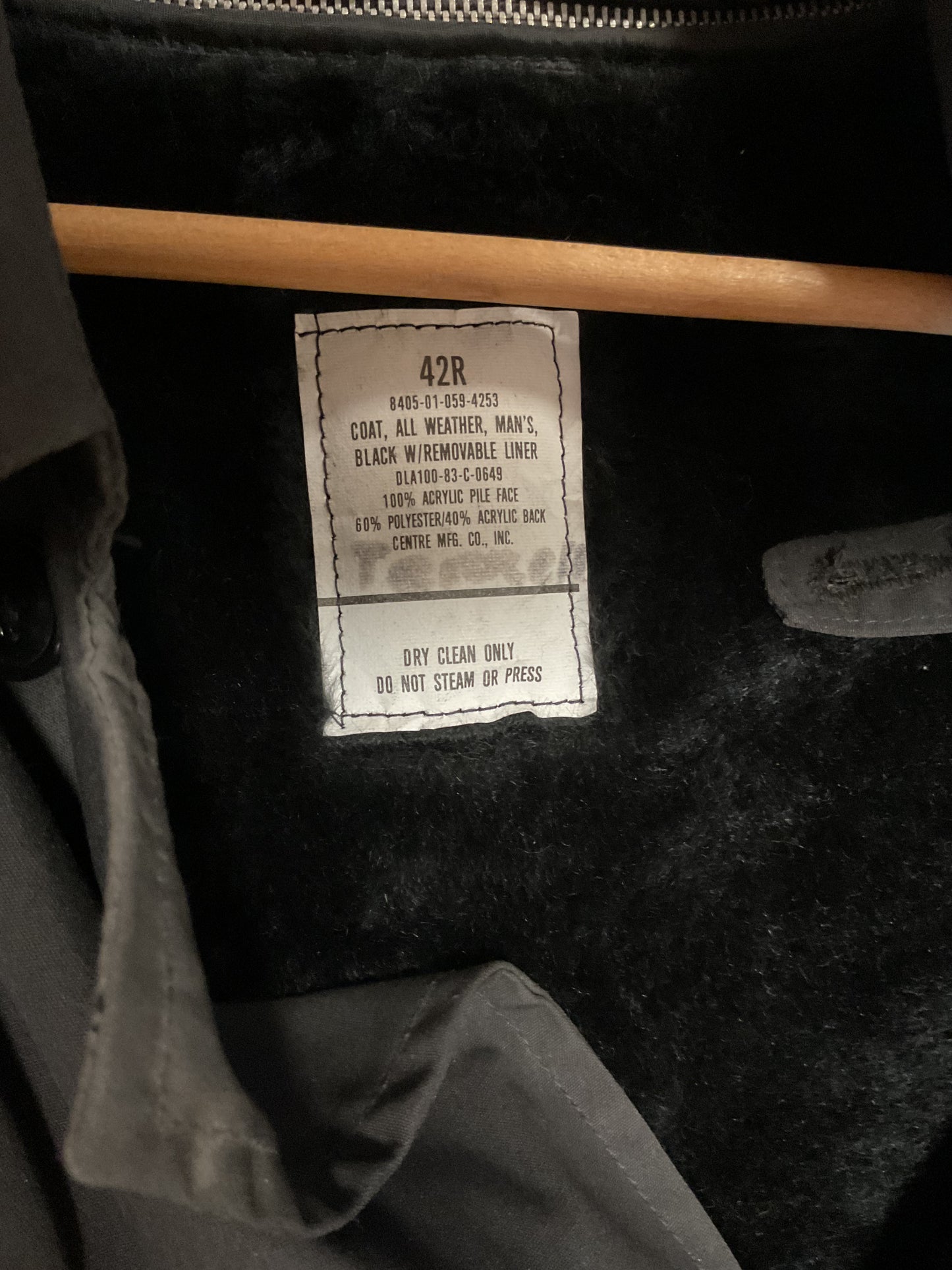 1983 Army Overcoat