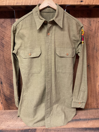 Modified Armored Division Ike Jacket and Shirt