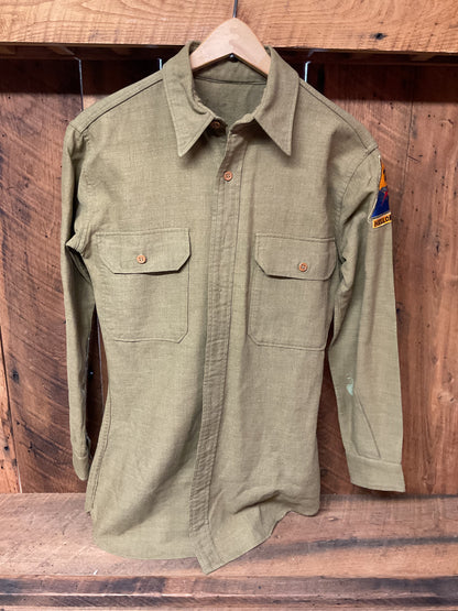 Modified Armored Division Ike Jacket and Shirt
