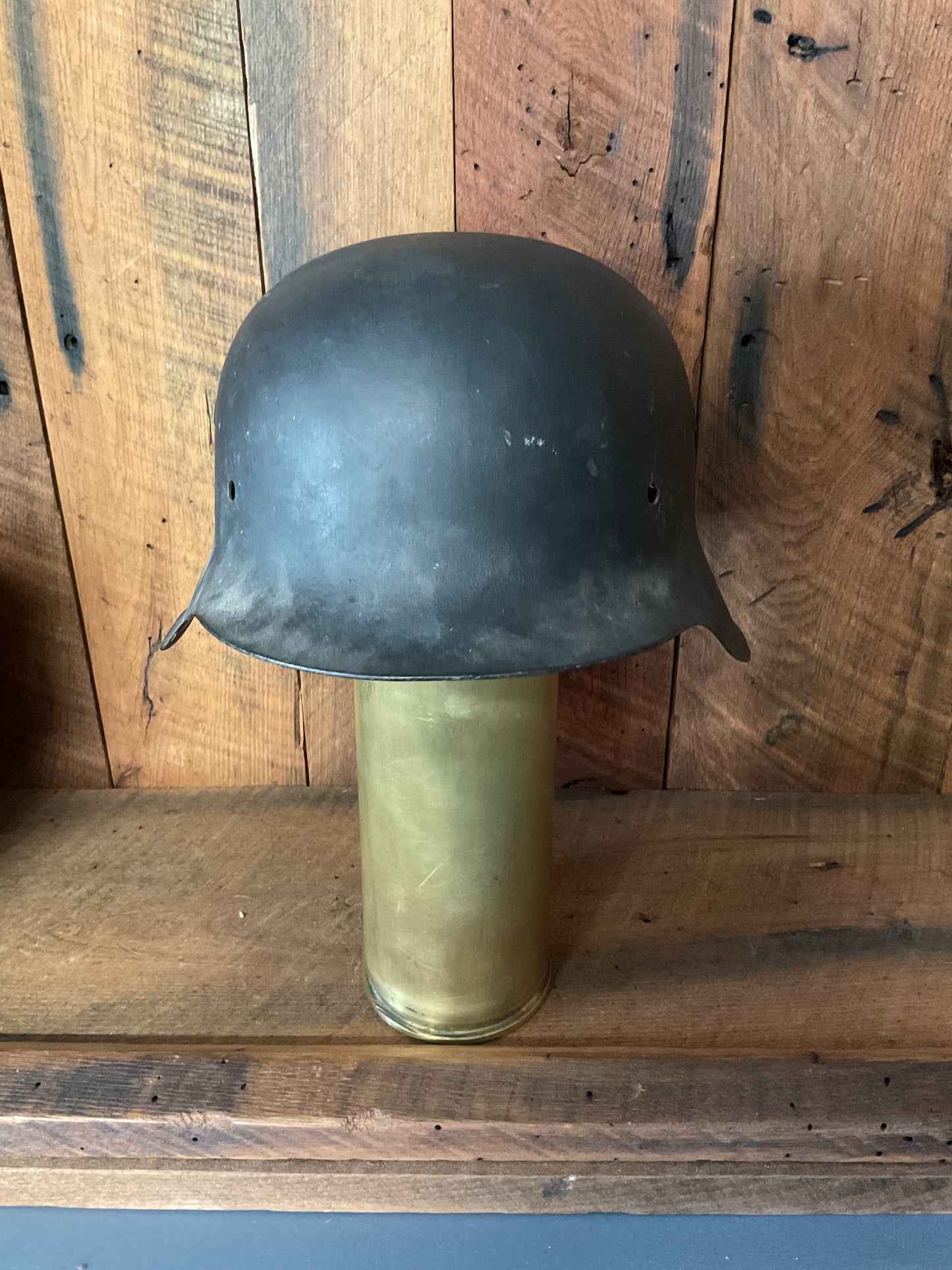 Original WWII M42 German Stahlhelm
