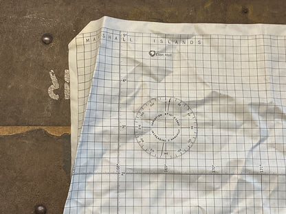 WWII Pilot’s Escape Map of the Marshall Islands