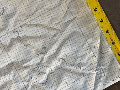 WWII Pilot’s Escape Map of the Marshall Islands