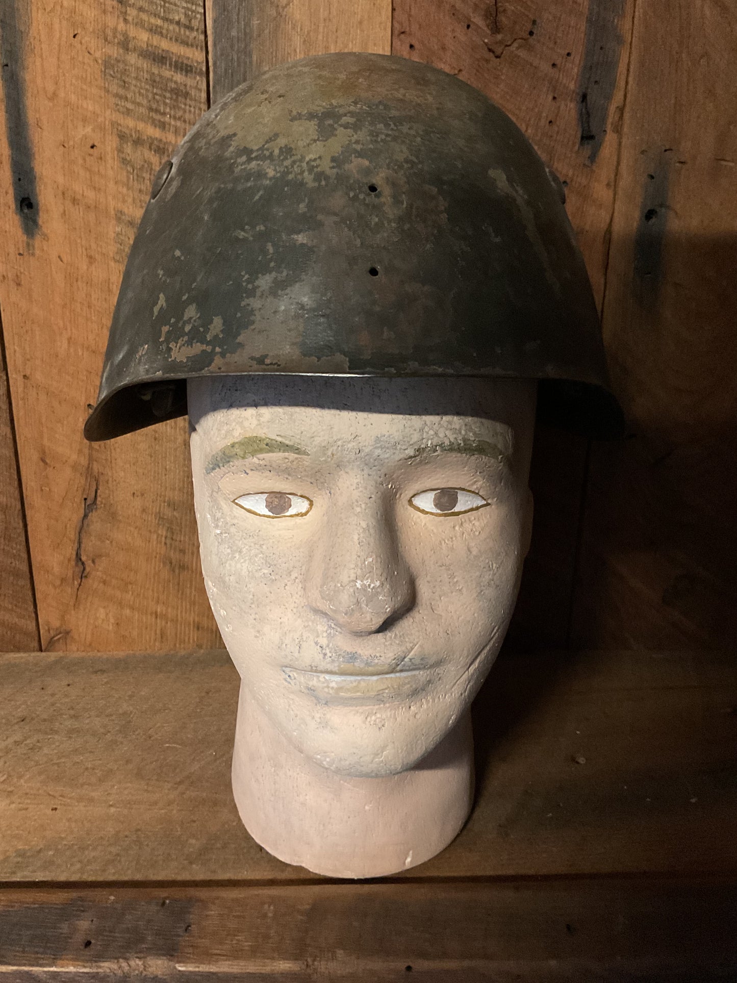 Original WWII Italian M33 Helmet