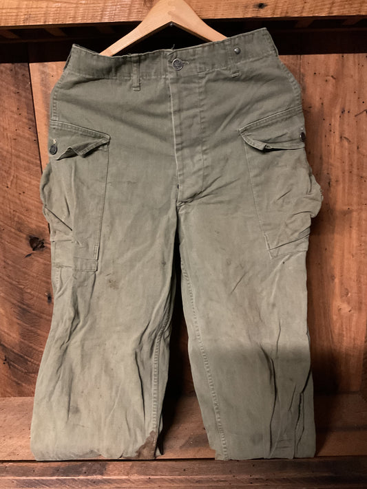 Original WWII U.S. Army HBT Trousers