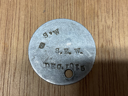 Original Pre-WWI Dog Tag