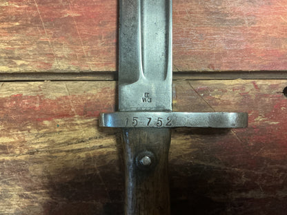 Turkish M35 bayonet converted from OEWG Steyr export bayonet