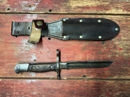 Japanese Type 30 Bayonet Converted into a Knife