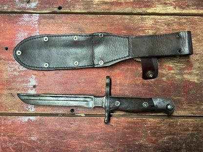 Japanese Type 30 Bayonet Converted into a Knife