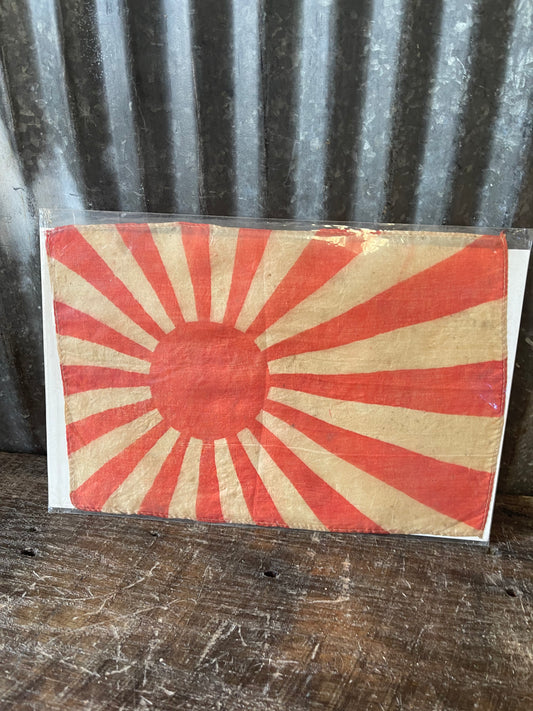 WWII Japanese Rising Sun Silk Flag – Imperial Japanese Army/Navy