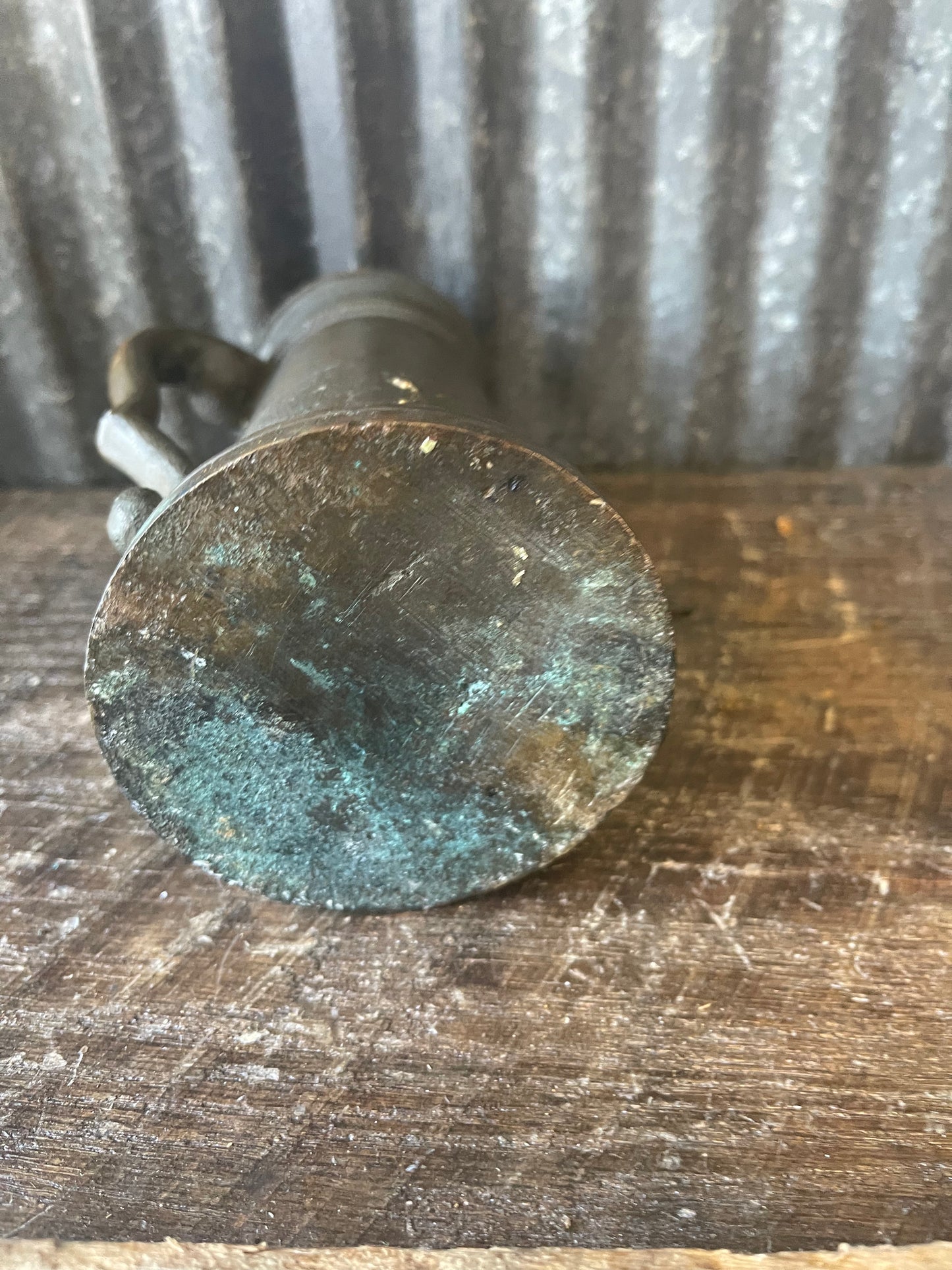 Antique Bronze Signal Cannon “Thunder Mug” – Maritime / Plantation Alarm Cannon