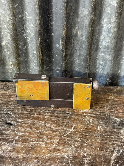 Rare Unmarked Folding Pocket Pistol / Prototype .22 LR Single Shot – Brass & Steel Construction