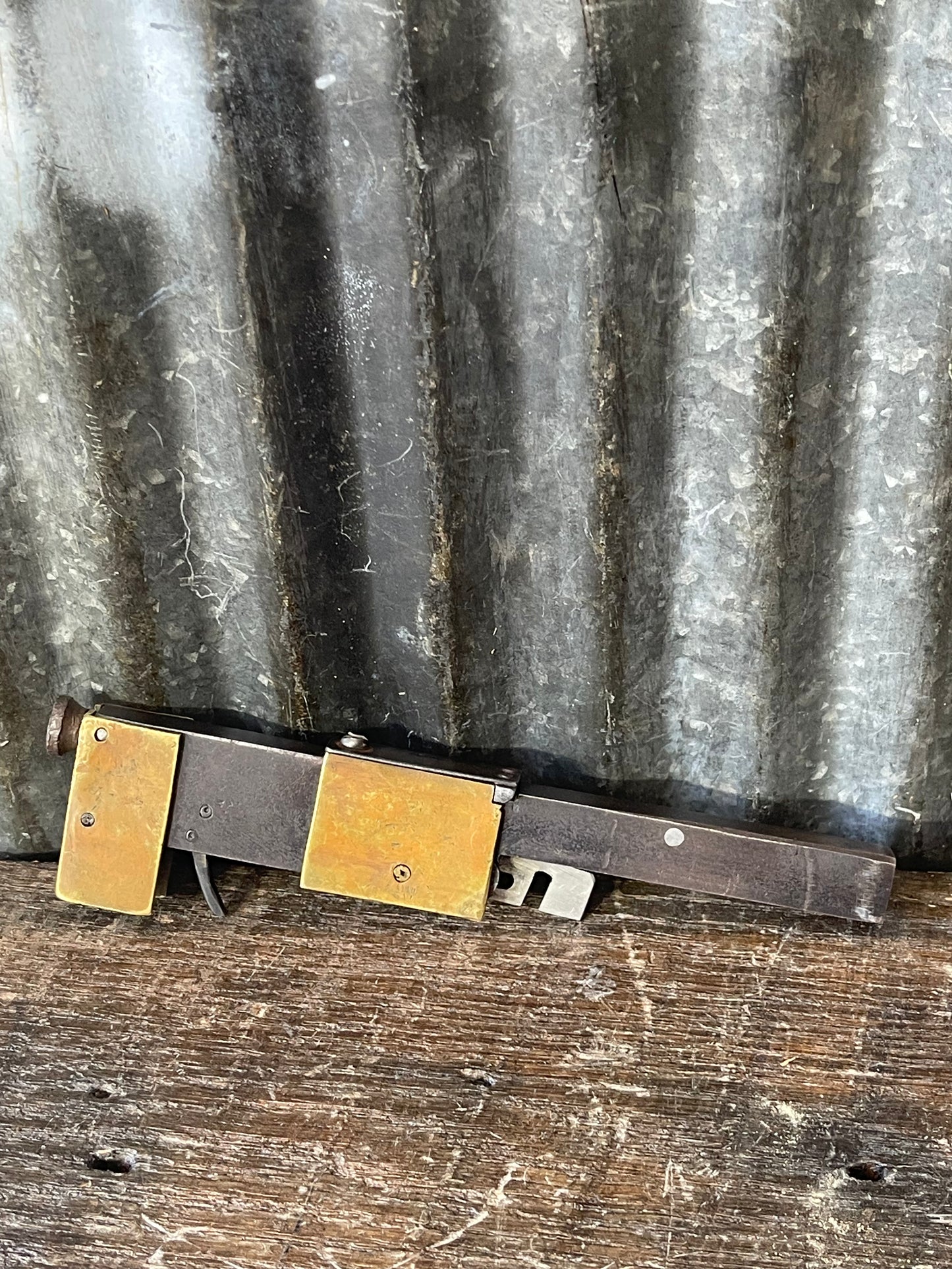 Rare Unmarked Folding Pocket Pistol / Prototype .22 LR Single Shot – Brass & Steel Construction